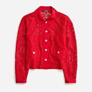 J Crew Lace Lady Jacket NWT